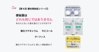【第4回 慢性便秘症シリーズ】のアイキャッチ画像
